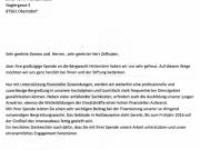 Danksagung der Bereitschaftsleitung Danksagung der Bereitschaftsleitung